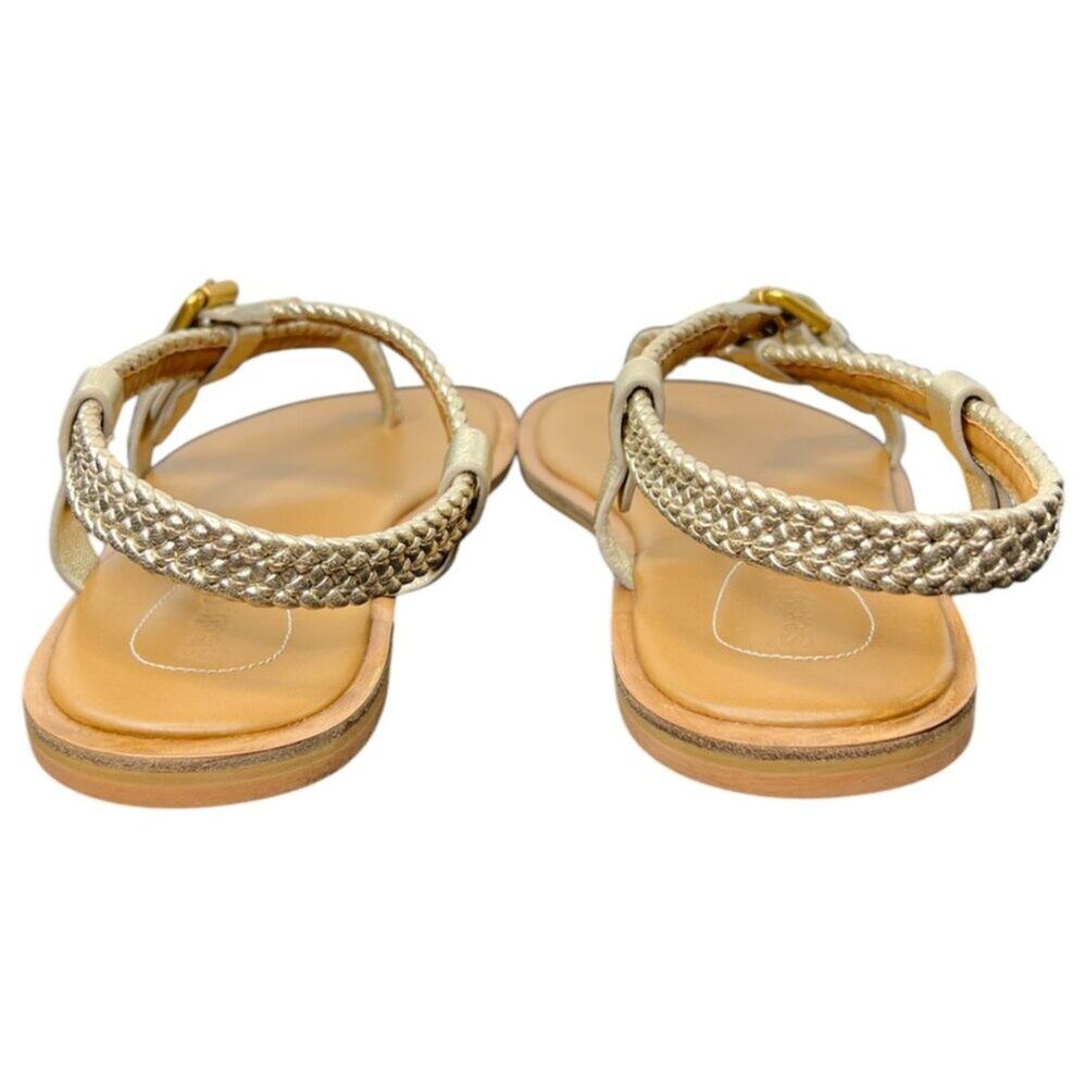 See by Chloé Nola Gold Sandals Size 37.5 / 7.5 - Picture 4 of 8